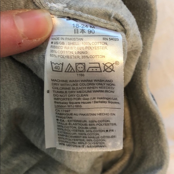 Baby Gap Lined Jeans, 18-24M - Picture 5 of 7